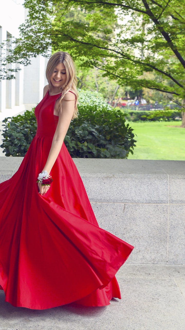 Vestido Vermelho Elegante